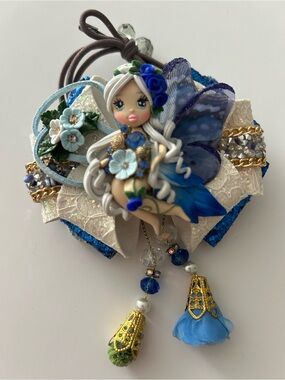 Handmade Hair Accessory (Unique Piece). A little Fairy.